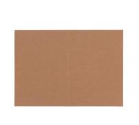 Florence - Tarjetas plegadas para hacer tarjetas, color marrón Kraft - Resistente 300 g/m² - Tarjetas en blanco - 4.13 x 5.83 pulgadas - Manualidades de papel - Tarjetas de felicitación, invitaciones