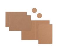 Florence Tarjetas Postales 50x y Sobres 50x Kraft (Marrón) - Manualidades en Papel - Tarjetas y Sobres Lisos para tus Materiales de Tarjetería y Accesorios de Álbum de Recortes - Plegados