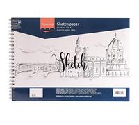 Florence Vaessen A3 - Blanco - 60 Unidades - 130 g/m² - Bloc de Dibujo para lápiz, Grafito y Tinta - Papel Creativo para bocetos