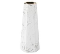 Florero de cerámica de mármol de 30 centímetros (12 pulgadas) para decoración