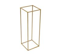 Florero Oro Centros De Mesa Soportes de Plantas Metal for decoración for Fiesta Boda, navideña, Soporte Flores for Camino, Escenario en T, 4 unids/Set(A Set of 2 60cm)