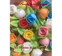 Flores de Oblea Papel de Arroz - Decoraciones Repostería - 90 unidades Caja