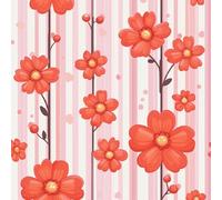Flores Hojas Papel Pintado Autoadhesivo Estilo Boho Vintage Fresco 44x200 cm Papel de Pared Removible Impermeable Estilo Vinilo PVC Pegatina es Estante del cajón de la cubierta del rodillo A-75