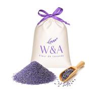 Flores secas de Lavanda a Granel para Armario, antipolillas. Gran bolsita perfumada de cogollos de Lavanda Pura y 100% Natural de Provenza, 200g, Elegante bolsita Made in France
