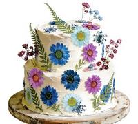 flores silvestres wildflower decoración baby in bloom babyshower cake