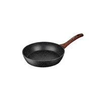 FLORINA MASTER BLACK Sartén de aluminio de 20 cm | Revestimiento antiadherente | Para todo tipo de placas, incluida inducción | Mango ergonómico soft-touch | Resistente al calor