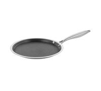 Florina - Sartén para crepes ARISTO PLUS de acero inoxidable | 26 cm de diámetro | Revestimiento antiadherente tipo panal | Mango ergonómico | Acabado espejo | Apta para todo tipo de cocinas