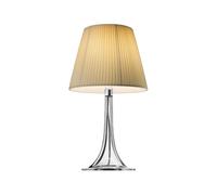 Flos Lámpara de mesa Miss K Soft Beige. base transparente