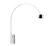 Flos Lámpara de pie Arco Cromado. base de mármol de Carrara