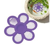 Flotante De Abejas: 19,5 Cm con Forma De Flor, Estación De Riego Y | Estanque de jardín para patio al aire libre con mariposas, plataforma de aterrizaje para percha de hidratación para vida silv