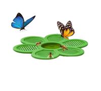flotante de abejas, estación de riego de abejas de 7.6 pulgadas para jardín, estación de riego de pontón de abejas en forma de flor para patio, jardín, estanque, piscina, fuente de granja