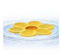 Flotante para Abejas Bebedero Con Forma Floral 19,3 Cm | Estación De Agua Para Las Mariposas Para Usar En Jardines Traseros Patios Estanques Piscinas Granjas Y Fuentes Al Aire Libre