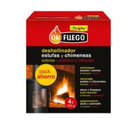 Flower - deshollinador de estufas y chimeneas 4x100g - elimina hollín