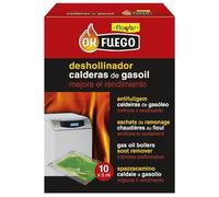 Flower - Deshollinador Líquido OKFuego 10x5 ml | Mejora Rendimiento en Estufas de Gasoil | Elimina Hollín | Ideal para Chimeneas, Único