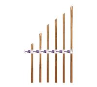 FLOWER HORT UP Tutor Bambú Natural, Ø 10-12 mm, 1,50 m, Pack 2 Uds