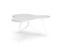 Swedese Mesa Flower mono 84x90 cm H45 cm fresno lacado blanco