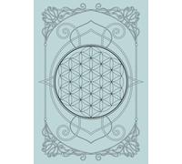 Flower of Life Art Nouveau Lined Notebook: Sacred Geometry Reflexion Journal / Alchemy Planner / Witchcraft Diary