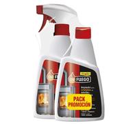Flower OKFUEGO Pack cristales de estufas y chimeneas 500 ml x2