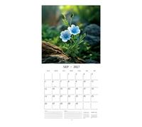 Flower Wall Calendar 2027 12-Month 2027 Planning Tools