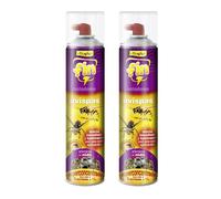 FLOWER x2 Insecticida Avispa Asiática Exterior Largo Alcance 5 Metros | Spray 800 ML Repelente Avispones, Nidos de Avispas y Avisperos Súper Concentrado | Eliminación Inmediata Avispas