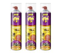 FLOWER X3 Insecticida Avispas y Avisperos Exterior Alcance 5 Metros 800 ML | Spray Repelente Avispones, Nidos de Avispas y Avispero Súper Concentrado | Eliminación Inmediata Terrazas y Jardines