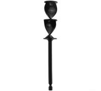 Floweringbeter Accesorio mezclador de pintura epoxi para taladro con diseño de baja inercia que soporta control sensible en operaciones manuales (negro)