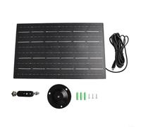Floweringbeter Kit de carga solar de 10 W 5 V, para cámaras de seguridad al aire libre, con celdas monocristalinas, construcción impermeable IP65