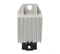 Floweringbeter Regulador de voltaje de 12 V 4 pines para motor GY6 para scooters ATV ciclomotores para 1 pieza de repuesto compatible (blanco)