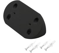 Floweringbeter Soporte de montaje de esquina para sensores de movimiento ADT que soporta alineación de 90 grados para una dirección óptima del sensor y uniformidad de cobertura (negro)