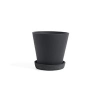 Flowerpot con platillo L Negro
