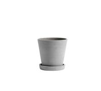 HAY Maceta HAY Flowerpot with saucer M Ø14 cm gris