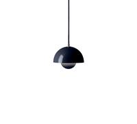 Flowerpot VP10 Lámpara Colgante Acero Azul