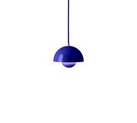 Flowerpot VP10 Lámpara Colgante Azul Cobalto