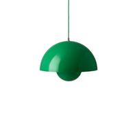 Flowerpot VP7 Lámpara Colgante Verde Signal