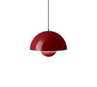 Flowerpot VP7 Lámpara Colgante Vermilion Rojo
