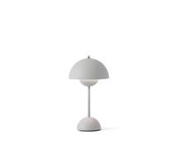 &Tradition Lámpara de mesa Flowerpot portable VP9 Matt light grey