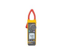 Fluke 393 FC Medidor de abrazadera solar, CAT III 1500 V, clasificación IP54, mediciones de potencia CC, indicador de polaridad de audio, continuidad visual, software Fluke Connect, mandíbula delgada