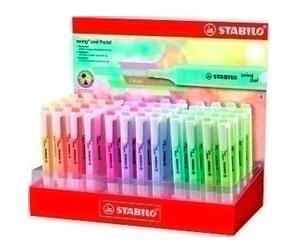 Fluorescentes marca stabilo modelo stabilo swing cool pastel expositor
