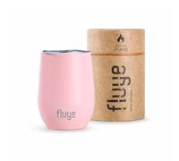Fluye Vaso Termico Cafe 350ml - Termo Cafe para Llevar de Acero Inoxidable 18/8 - Taza Termica Triple Pared - Frio y Calor Sin Condensacion - Te e Infusiones - Tapa Antigoteo - Travel Mug Cup Maras