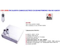 FM Calienta camas eléctrico CS-302 Matrimonio Blanca