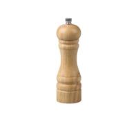FM Professional 22529 - Molino de pimienta de madera negra 18 cm, molinillo de pimienta, salero y pimentero de mesa, molino de pimienta manual, madera, cerámica, 18 cm