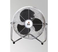 FM - Ventilador de techo F-30 de 132 cm con motor de 60 W, 3 velocidades ajustables y funcionamiento silencioso a 25 dB, ideal para salón o dormitorio, color blanco White Medium
