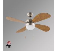 Fm Vt-105 Cobre-Marrón - Ventilador De Techo 3 Aspas Normales