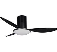 Fm Vt-Nigra L Negro - Ventilador De Techo 3 Aspas Con Luz