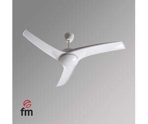 Fm Vt-System-130 Blanco - Ventilador De Techo 3 Aspas Normales