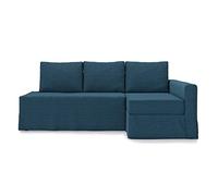 FMCTL Friheten Funda de sofá para IKEA Friheten Sleeper seccional de 3 Asientos, Funda de Esquina para Asiento Friheteb (Silla Derecha, océano Oscuro)