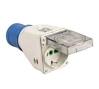 FME 15541 Adaptador CEE, Schuko, 73108, Azul