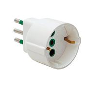 FME 82120 Tipo L (IT) Universal Blanco adaptador de enchufe eléctrico - Adaptador para enchufe