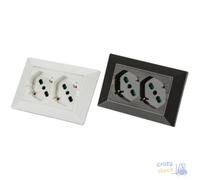 Fme De Fanton Renzo Doble Toma Preconectada Bipaso Schuko Operaplus Para Cajas