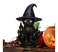 FmtwPhn Lámpara Halloween Sombrero De Luces Figurillas Góticas USB